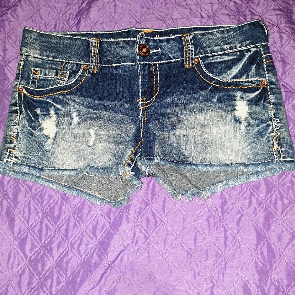 CUT OF SEXY DENIM JEAN SHORTS OFFERS EXCEPTED